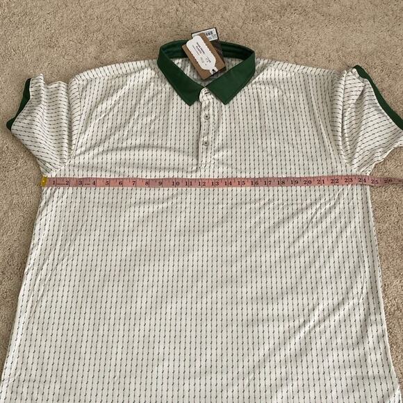 SWANNIES GOLF Mens Miles Polo Short Sleeve Hunter Green White Size XXL - Picture 7 of 16